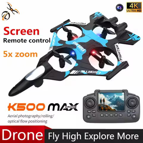 K500MAX Drone Fighter jet 4k HD Professional Drone Camera WIFI Fpv Aircraft Quadcopte Aerial Photogr