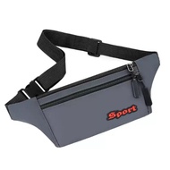 Fashionable cross-body waist bag for men and women made of scratch-resistant, water-resistant fabric