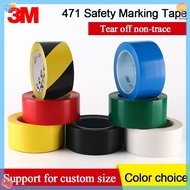 3M Vinyl Tape 471 Floor Ground Warning and Safety Marking,Yellow,Black,White,Red,Green,Blue, 5mmx33M