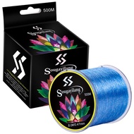 （A Decent035）Sougayilang 150-500m Invisible Fishing Line Speckle Carp Fluorocarbon Super Strong Spot