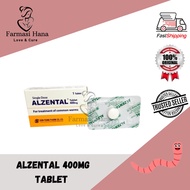 ALZENTAL 400MG UBAT CACING DEWASA (1TABLET)