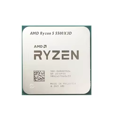 AMD Ryzen 5 5500X3D 3GHz 6-Core 12-Thread Socket AM4 Gaming Processor DDR4 L3=96M 105W 7NM R5 5500X3