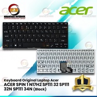 Keyboard Laptop Original Acer SPIN 1 SP111 32 SP111 32N Series (Black)