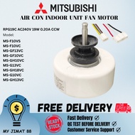 MITSUBISHI AIR CON INDOOR UNIT FAN MOTOR RPG19C AC240V 19W 0.20A CCW MS-F10VS MS-F10VC MS-GF13VC MS-
