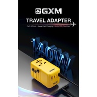 GXM 140W GaN Travel Adapter Laptop Phone Tablet Super Fast Charge Samsung SFC 2.0 Wall Charger 100W 
