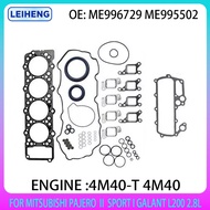 Engine 4M40-T 4M40 Cylinder Head Gasket Seal Set Kit Fit For MITSUBISHI PAJERO  SPORT I GALANT L200 