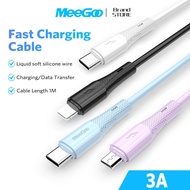 MeeGoo 3A 1M Fast Charging Cable C-C A-C A-L A-M