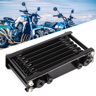 【ห้ามพลาด】เครื่องยนต์น้ำมันคูลเลอร์หม้อน้ำระบายความร้อนสากลเหมาะสำหรับรถลิง 100-250CC Engine Oil Cooler Dirt Bike ATVรถจักรยานยนต์ 4 ล้อสีดำ