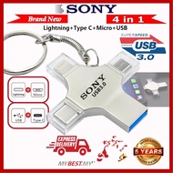 2TB 4in1 OTG USB flash drive 16GB 32GB Pendrive 64GB Type-C USB memory stick 128GB 256GB memory stic