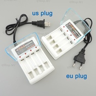 AA/AAA Battery Charger 4 Slots 220V Rechargeable Battery with Cover Adapter Accessorie  MY9B