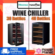 [FREE SHIPPING] Tuscani Wine Cellar Fridge wine chiller Bellona 38 (40 bottles ) / Hisense RW30N4ATB  ( 30 bottles )