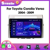 Srnubi Android 11 Car Radio for Toyota Corolla Verso AR10 2004-2009 Multimedia Player 2Din Carplay S