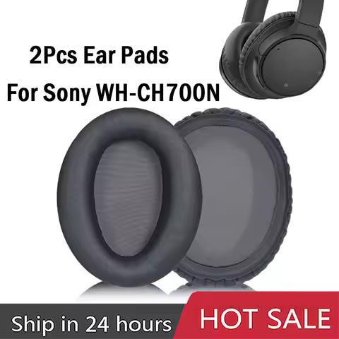 2Pcs Ear Pads for SONY WH-CH700N CH700N Headphone Replacement Ear Pad Cushion Cups Cover Earpads Rep