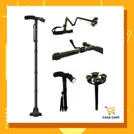 CASA CART Tongkat Orang Tua Tongkat Warga Emas Tongkat Boleh Dilipat Dan Simpan Tongkat Tinggi Tongk