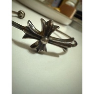 YOUNG Appraised CHROME HEARTS BANGLE SKNNY TNY CHCR Cross Bracelet Adjustable