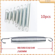 [Lslhj] 10pcs Stainless Steel Trampoline Spring Resistance Repair Spring Accessories