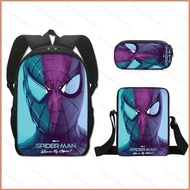 Conbo Spiderman No Way Home Kids Backpack Student School Bag Pencil case Shoulder Bag Three-piece Suit Gift For Kids