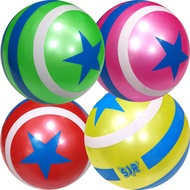 CFDTOY ลูกบอล บอลชายหาด บอลเด็ก บอลยาง ฟุตบอล ขนาด 8-9นิ้ว คละสี BALL001-A