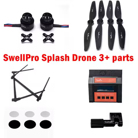 SwellPro Splash Drone 3+ Fishing Camera Drone Spare parts blades propeller motor Balance Charger hig