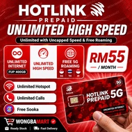 5G Hotlink Prepaid Unlimited Data Unlimited Calls Hotlink sim card