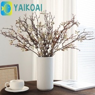 GLENES Artificial Plant Dead Branch, Lifelike Real Touch Eucalyptus Fruit Branch, Faux Plant Handmad