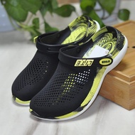 Dép Cross Literide 360 clog màu nâu cà phê giày sục sandal Crocs quai ngang bít đầu nam nữ đi năng