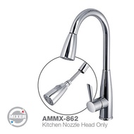 Aimer LHPP1395GY Classic Style Home/ Kitchen Flexible Hose Pillar Sink Tap with Nozzle Head/ Paip Sinki Dapur - Grey