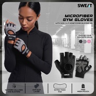 SWEAT - Microfiber Gym Glove | Gym Glove - Anti-Slip Fitness Gloves for Sports