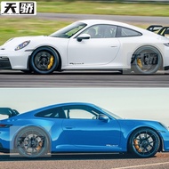 Suitable for Porsche 911 Letter Stickers Carrcra targa turbo Modified Side Skirt Stickers 992
