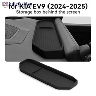 JULIEFASHION Car Behind Screen Storage Box Fit For Kia EV9 2024-2025 Models Interior Modification & 