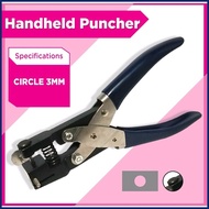 ∏ ID Puncher , Handheld Single Puncher Metal Body || Corner Puncher , Circle Puncher , Oblong Pun