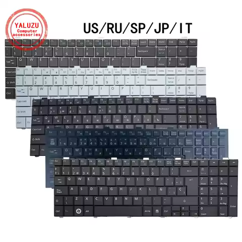 US/RU/SP/JP JA/IT English NEW Laptop Keyboard For Fujitsu Lifebook AH530 AH531 AH42 A530 A531 A531D 