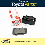[2016 - 2024] Toyota Fortuner Brake Pads Front - Genuine Toyota Auto Parts - 04465YZZU3