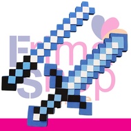 MINECRAFT MINE CRAFT DIAMOND SWORD & STICK SWORD TOY