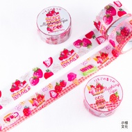APJ Strawberry Party Series Fragrance Washi Tape, Sticker Pack (1000127599~1000127604)