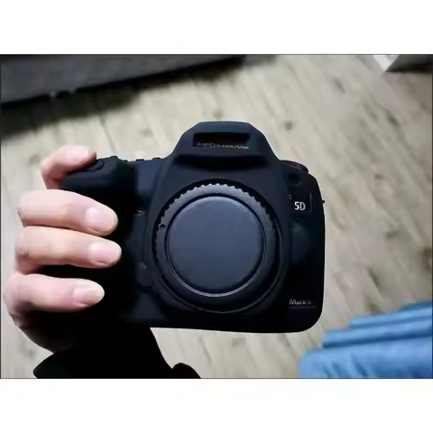 Camera Body Case For Canon EOS 5D Mark III/IV 5D2/5D3/5D4 6DII/6D2 7DII/7D2 77D 600D/700D Soft Silic