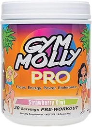 Gym PRO - PreWorkout - 30 Servings - Strawberry Kiwi, 6G Citrulline Malate, 4G Beta-Alanine, 300mg C