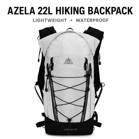 AZELA 22L Lightweight Waterproof Hiking Backpack Outdoor Travel Daypack for Camping Mountaineering C