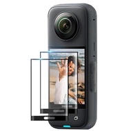 FitStill強化ガラスフィルムセットInsta360 X5/X4に適用2枚 LCD スクリーン保護フィルム強化ガラスフィルム Insta360 X4アクセサリー 9H 硬度X5アクセサリー