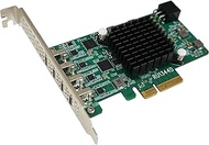 HighPoint Technologies 4-Port USB-C 3.2 10Gb/s Controller Card RocketU 1344D