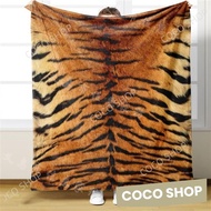 Taoyuan Delivery Summer Thin Pattern Flannel Blanket Comfortable Household Dormitory Nap Light Trave