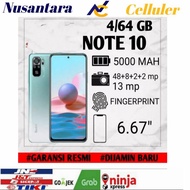 HP XIAOMI REDMI NOTE 10 RAM 4/64 GB - XIAOMI NOTE 10 4/64 GARANSI- TAM