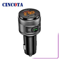 C57 Mini Car Bluetooth MP3 Car FM Transmitter Fast Charge QC3.0 Charger U Disk Player Hands-Free