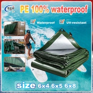 Outdoor Tarpaulin size:6x4 6x5 6x8 6x10m Tarpaulin heavy duty Tarp Tarpaulin Waterproof canvas