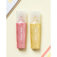 Daiso Korea Glitter Highlighter Pen Set (2 pcs)