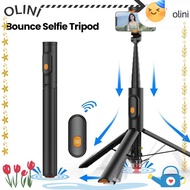 OLINI Selfie Stick Tripod, Auto Pop-Up Extendable Bounce Selfie Stick,  Universal 360° Rotation Remo