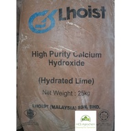 (+-25kg) Kapur pertanian/ hydrated lime for agriculture Lhoist