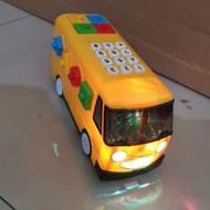 Children's Toy Bus New Tayo Car Singing Bus Tayo Puzzle Music Light LM