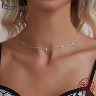 Bamoer 925 Sterling Sliver Necklace Flower Design Jewelry Gifts for Women