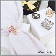 Ring brooch tudung mutiara Muslimah Cincin Tudung Scarf Buckle Tudung Ring Tudung Bawal Ring Tudung 